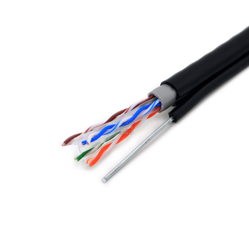 HSD Cable Outdoor Cat5E UTP, With Messenger, Aerial Self Supporting